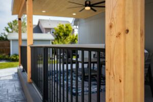 railing installation options by Simpson Decks