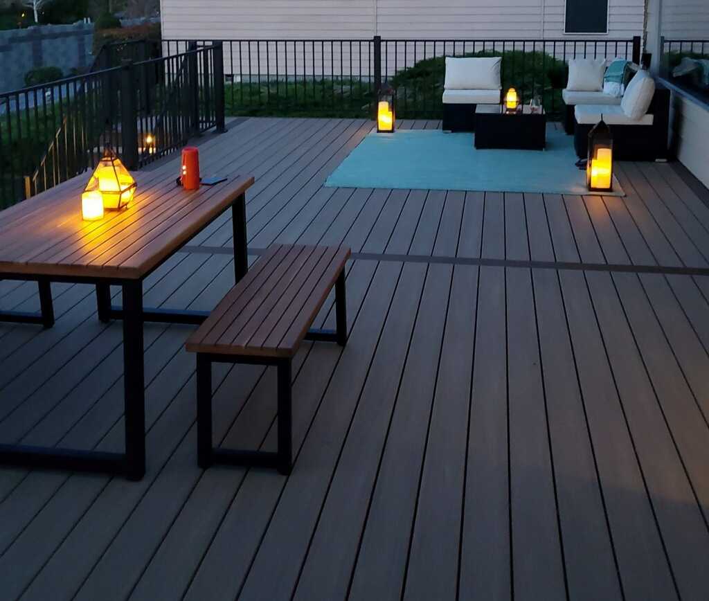 beautiful outdoor space with deck installation Simpson Decks and Construction