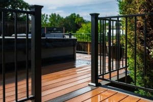 professional railing installation services by Simpson Decks