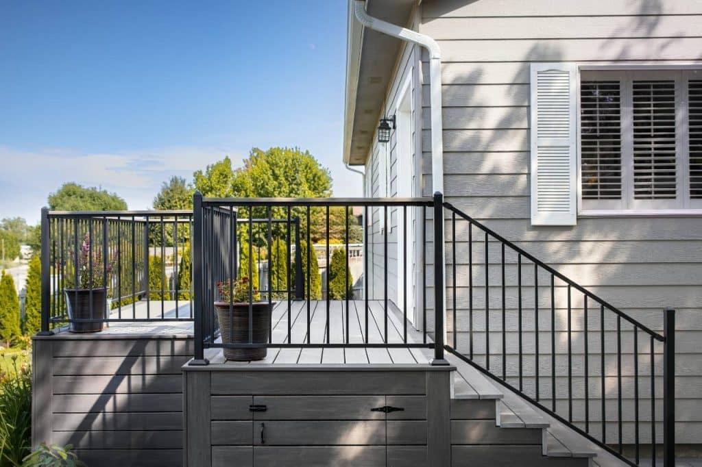 professional railing installation by Simpson Decks