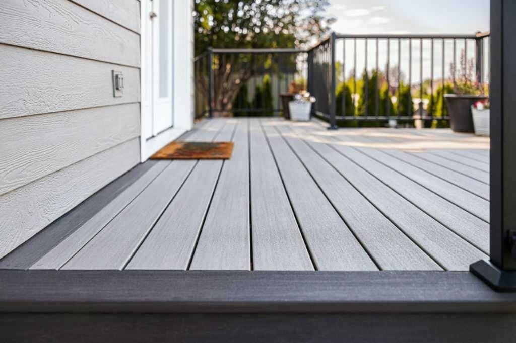 a photo of a PVC deck